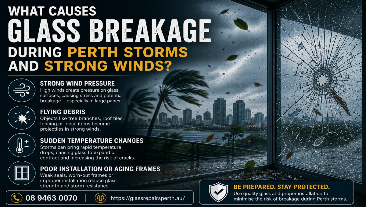 Glass Breakage During Perth Storms and Strong Winds